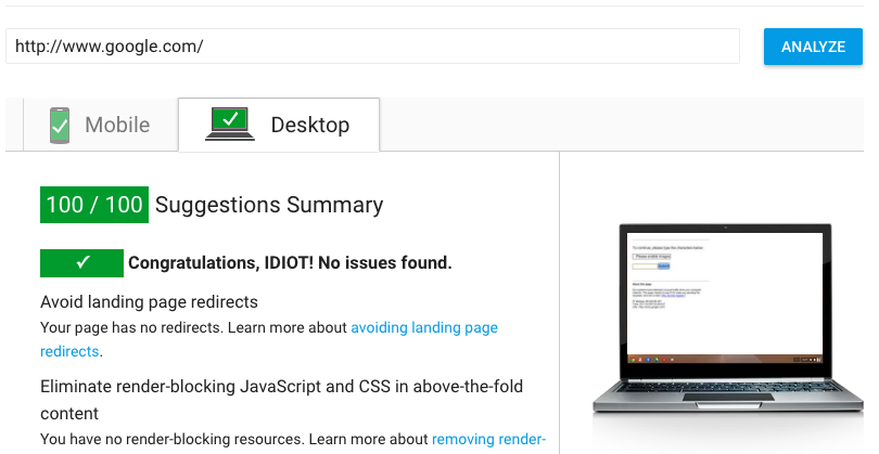 PageSpeed Insights