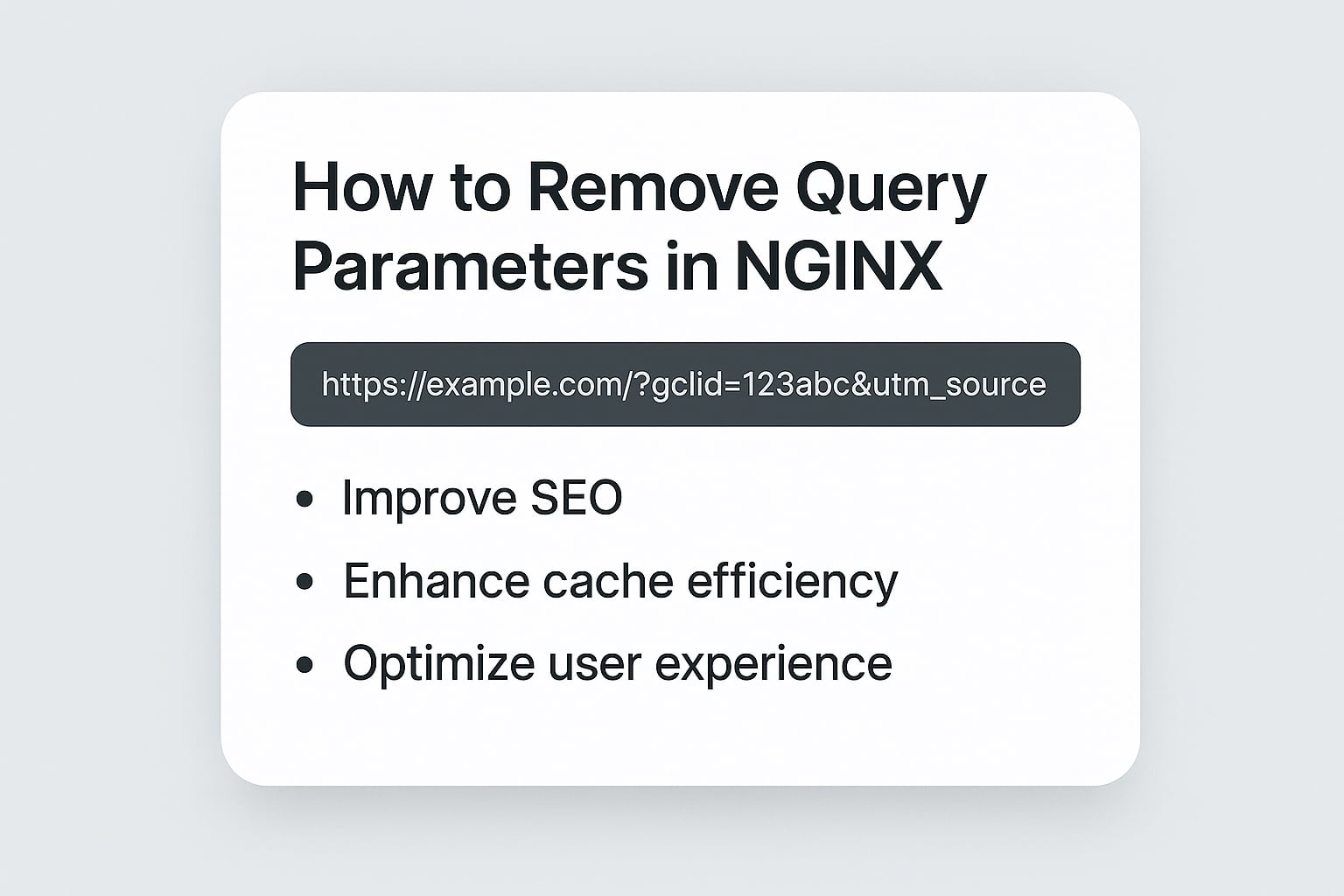 NGINX Remove Query Parameters: Complete Guide