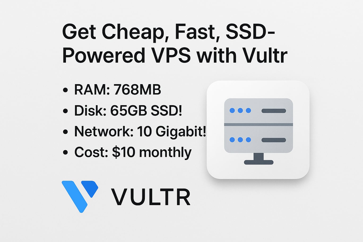 Vultr block storage for a very cheap VPS solution