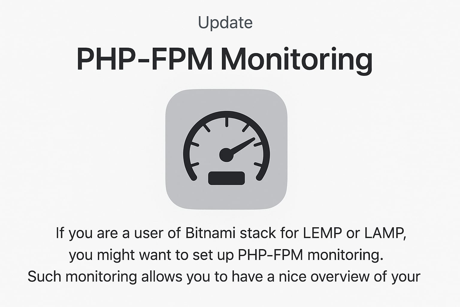 Monitoring PHP-FPM in Bitnami stacks using NGINX Amplify
