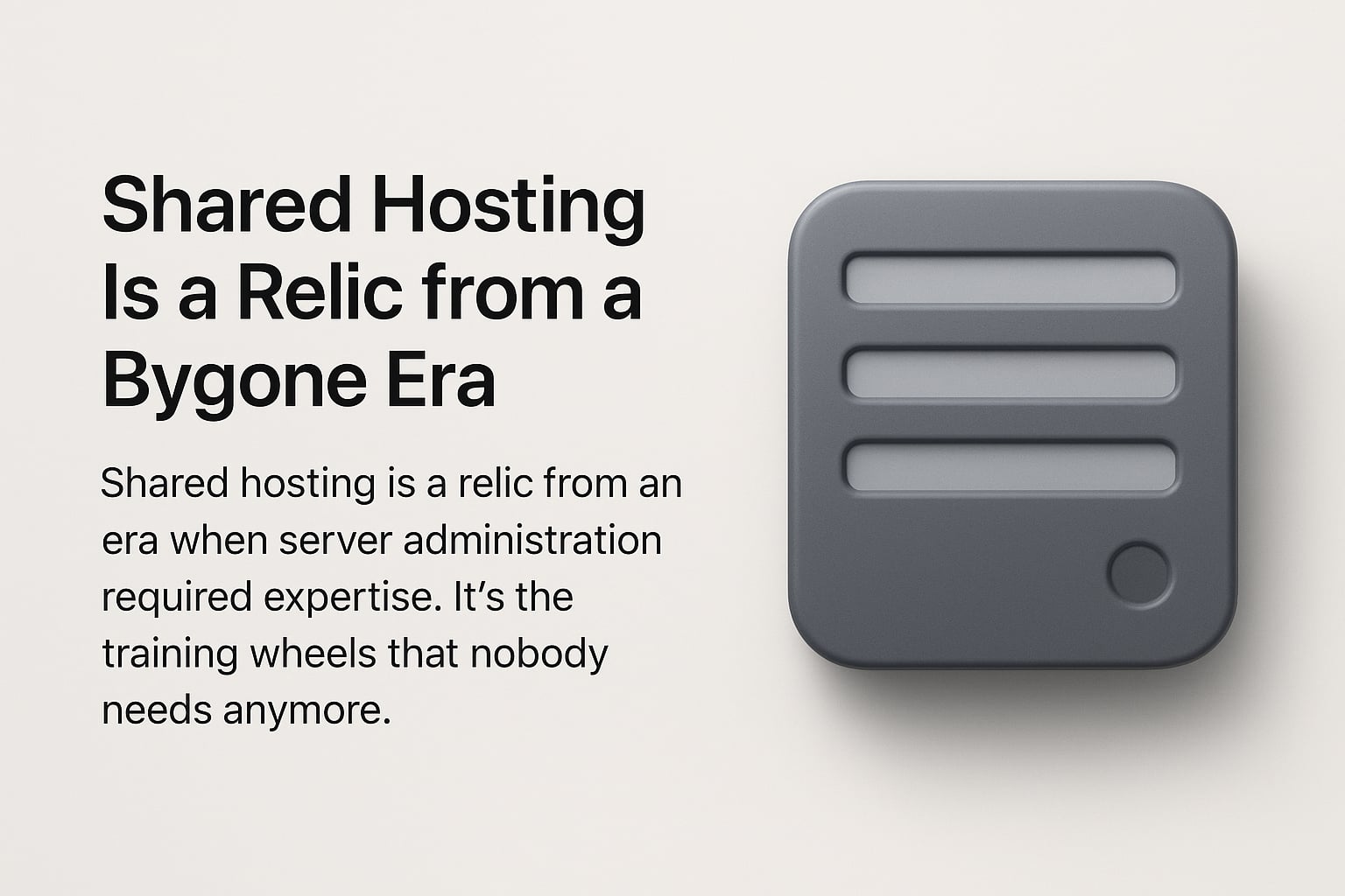 AI Made Shared Hosting Obsolete: Claude Code Set Up My VPS in Minutes