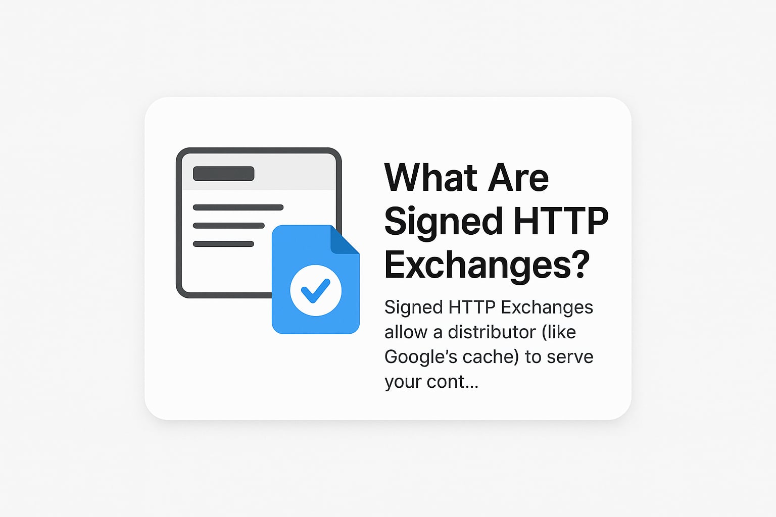 NGINX SXG Module: Enable Signed HTTP Exchanges for Instant Page Loads