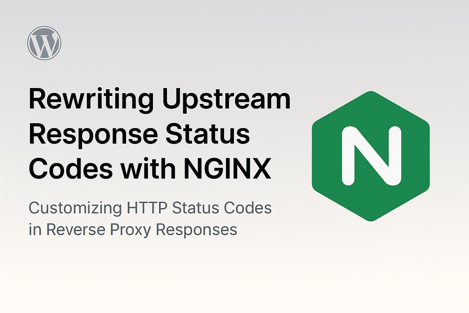 How to Rewrite Response Status Codes in NGINX