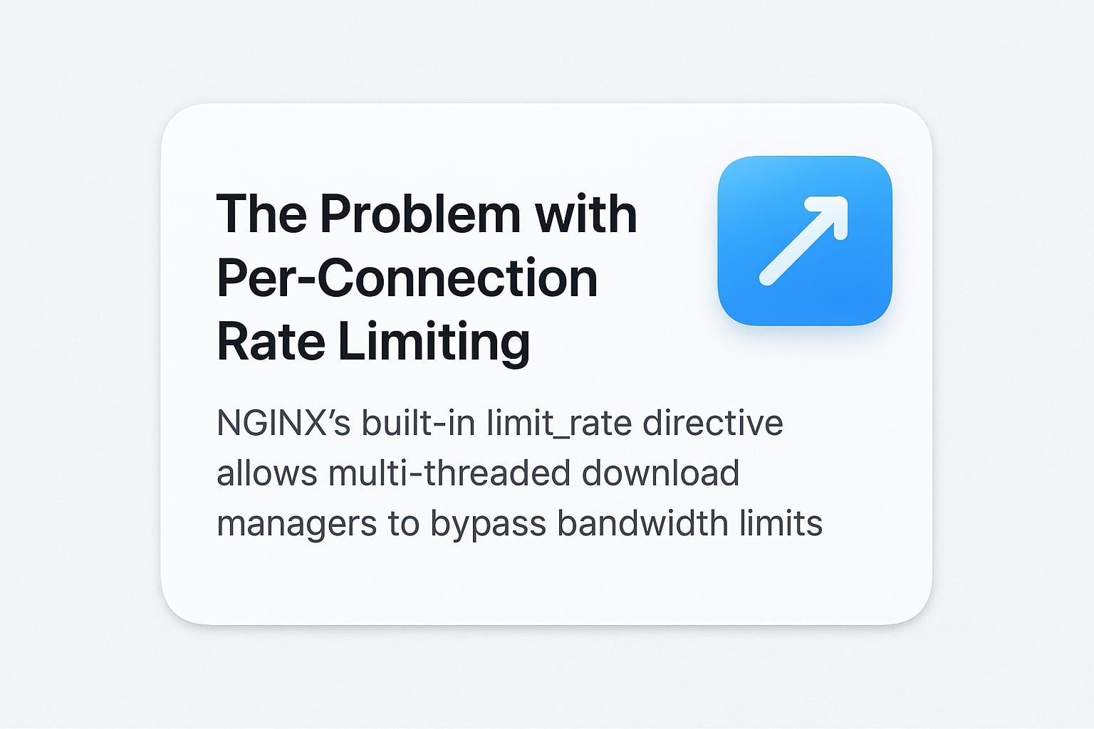 NGINX Limit Traffic Rate Module: Control Total Bandwidth Across Multiple Connections