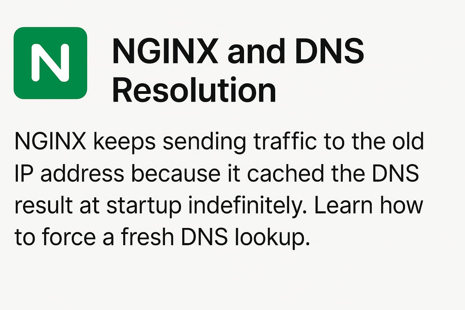 NGINX Upstream Jdomain: Dynamic DNS for Any NGINX Version