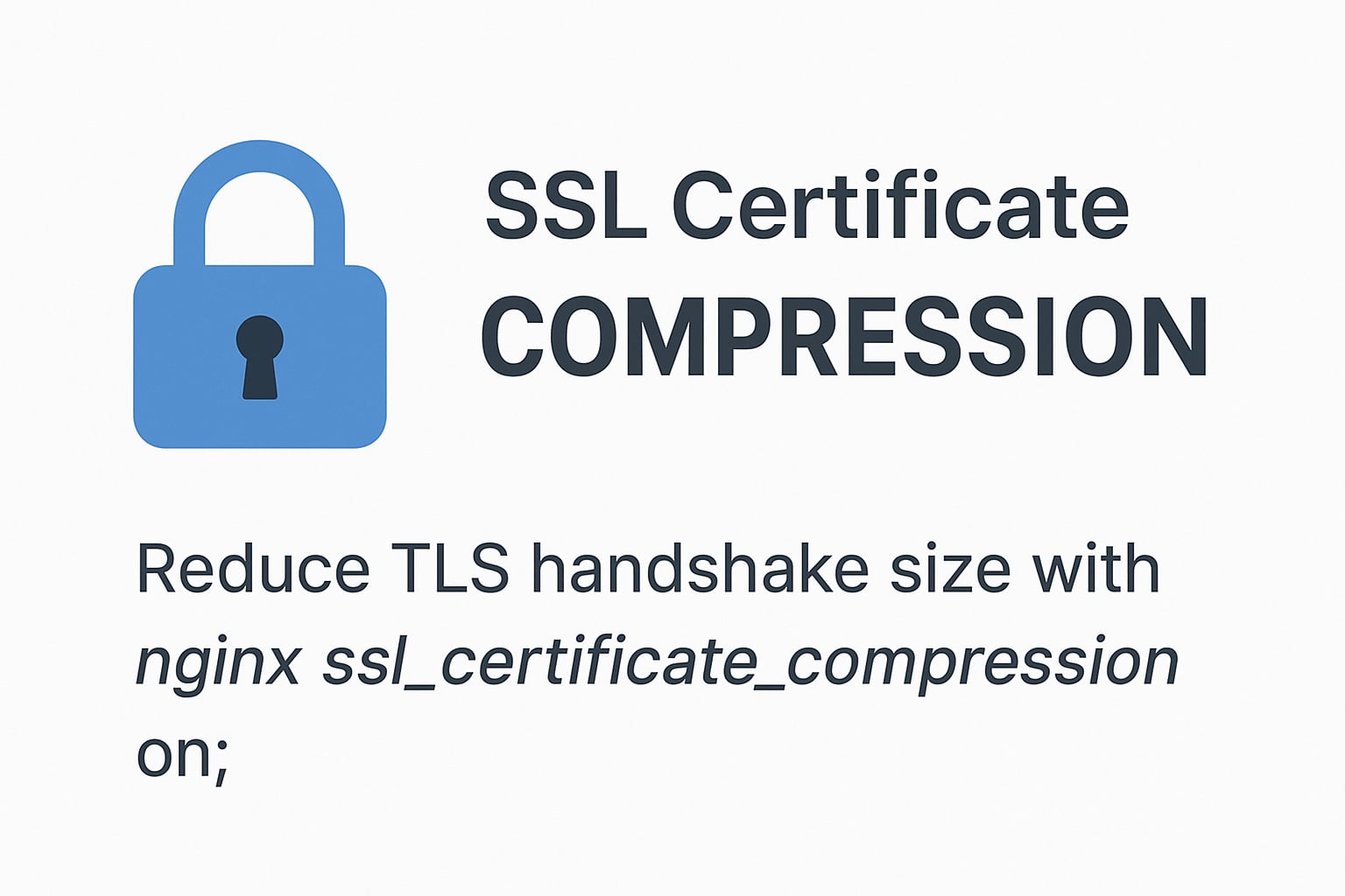 NGINX Certificate Compression: RFC 8879 for Every Browser