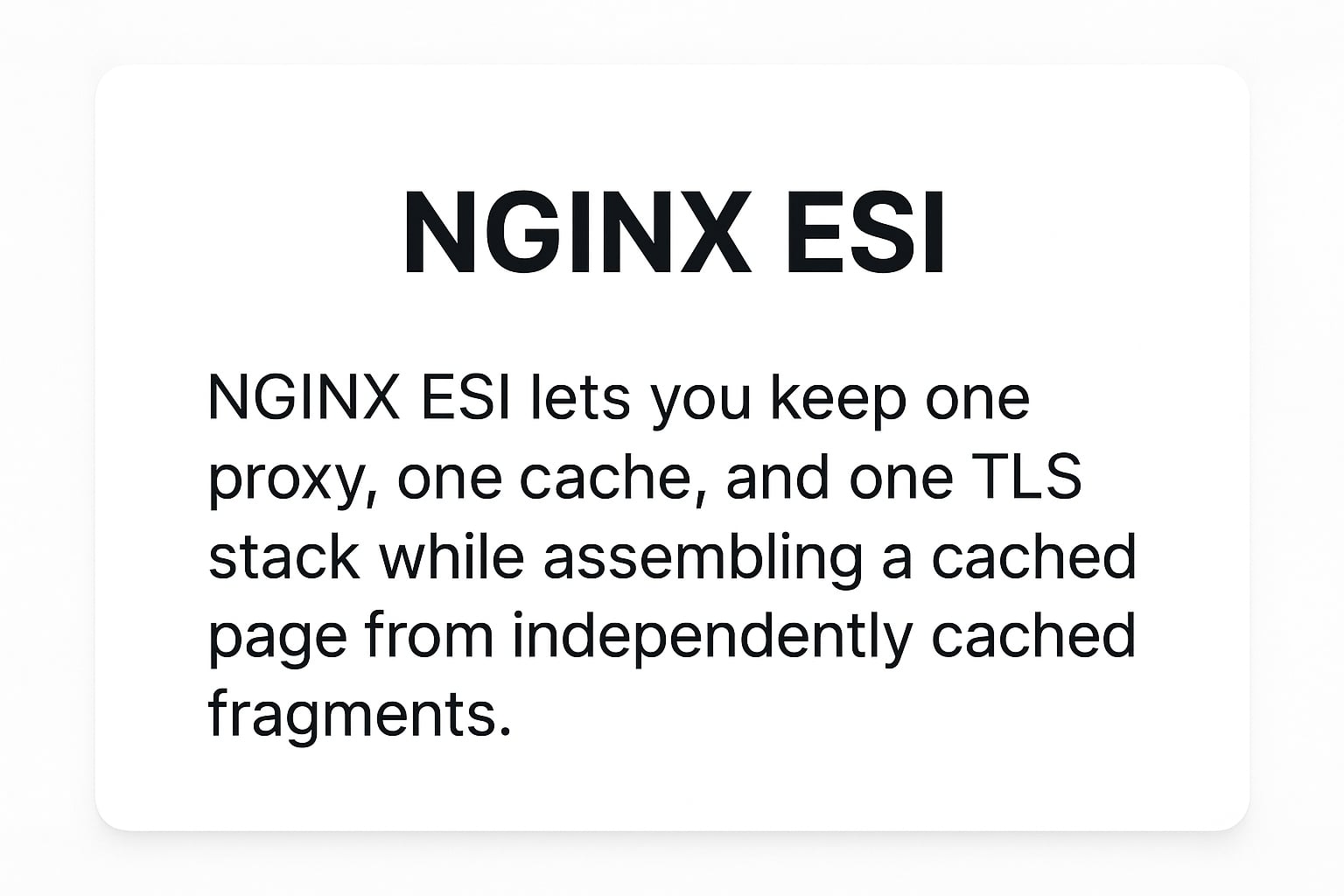 NGINX ESI: Replace Varnish for Magento 2